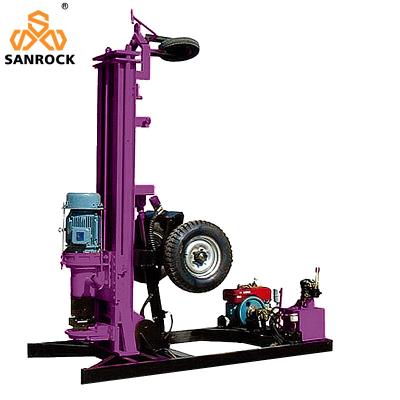 China Hydraulic Bore Hole Rock Drilling Rig 50m Depth Mining Pneumatic Portable Drilling Rig zu verkaufen