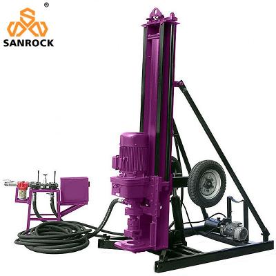 China Hydraulic Borehole Deep Rock Drilling Rig Portable Pneumatic Mining Drilling Rig Machine zu verkaufen