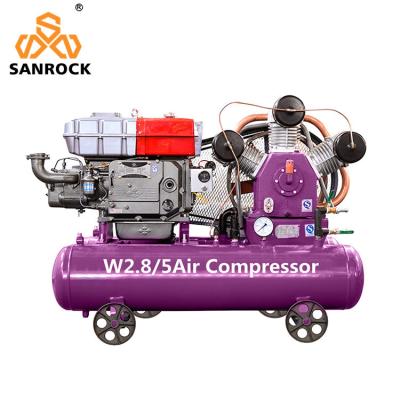 Cina Compressore d'aria diesel Compressore d'aria mobile Industrial Piston Air Compressor Machine in vendita