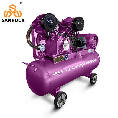 China Mini Air Compressor Belt Driven Piston Air Compressor Industrial Air Compressor Machine for sale