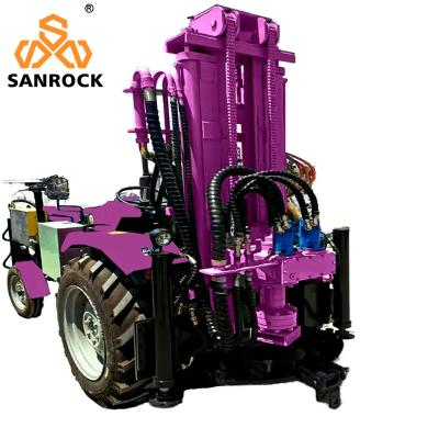 China Tractor Mounted Water Well Drilling Rig Hydraulic Borehole Water Well Drill Machine for sale