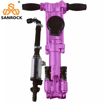 China High Drilling Efficiency Pneumatic Rock Drill for Construction Works Air Leg Jack Hammer for sale