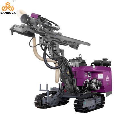 China Top Hammer Hard Rock Mining Hydraulic DTH Drill Rig with 22kw Max.Impulse Power à venda