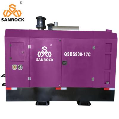 China 25m3/min Air Consumption 17bar Portable Diesel Screw Air Compressor for Water Well Drilling Machine for sale