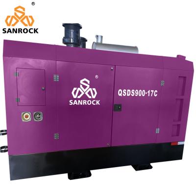 China Versatile 3500kg Portable Diesel Screw Air Compressor Mining Air Compressor Machine for sale