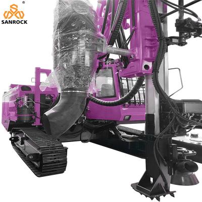 Κίνα Surface Rock Borehole Drilling Rig Mining DTH Drilling Rig Machine Hydraulic Crawler Drilling Rig προς πώληση