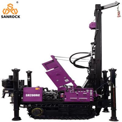 China High Mobility Hydraulic Drilling Machine Lifting Force 10T Core Drilling Equipment Reverse Circulation RC Drilling Rig zu verkaufen