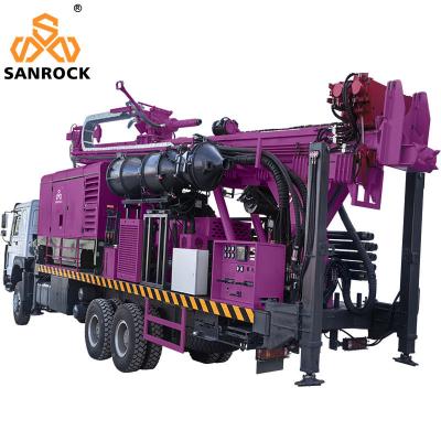 China Reverse Circulation Drilling Rig 400m 500m 600m 1000m RC Drilling Machine Truck Mounted Drilling Rig for sale