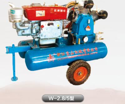 Cina Peso diesel di Sanrock W-2.8/5 450kg del pistone della miniera portatile del compressore d'aria in vendita