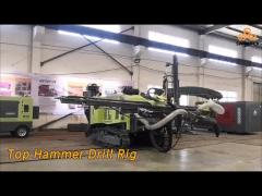 Automatic Top Hammer Drill Rig Hydraulic Crawler High Productivity