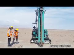 Crawler Pile Driver Construction Machine Hydraulic Pile Driving Machinery Screw Pile Driver