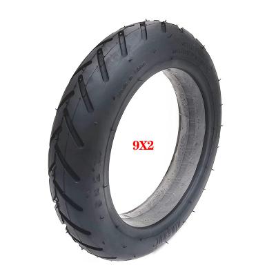 China 100% Original Brand Solid Tire For Ninebot E22 E25 E45 Electric Scooter KickScooter 9x2 Front Rear Wheel Solid Tire Spare Parts for sale