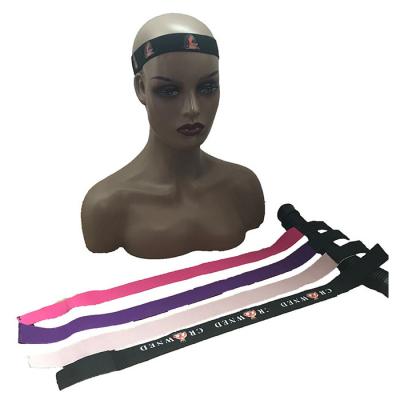 China Wholesale Killer Elastic Adjustable Band Edge Control Hair Wrap Headband Elastic Band Wigs For Girls And Kids for sale