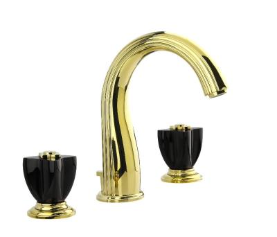 China European Metered Crystal Handle Brass Basin Faucet Faucets for sale