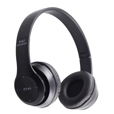 China Cheap Headband Stereo Head Mounted Hands Free Microphone Earphone P47 Wireless Headset for sale