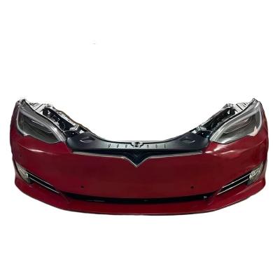 China High Quality Sports Bodykit Front Bumper Assembly Auto Parts For Tesla Model S Headlight Car Accessories for sale