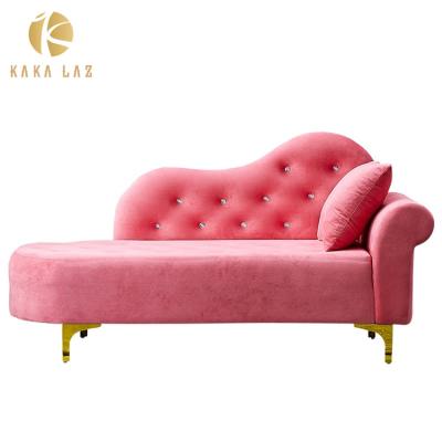 China Expandable Pink Beauty Living Room Sofa Whole Chair Sales Hospital Waiting Sofa for sale