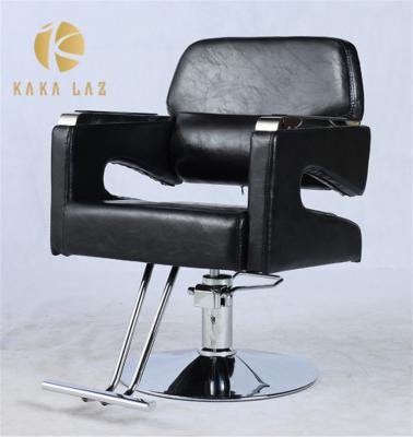 China 2022 Modern Simple New Atmosphere Retractable Barber Chair Chair With Footrest for sale