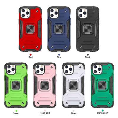 China Kickstand Shockproof Magnetic Built-in Armor Hybrid Phone Case For iPhone 11 Pro Max Back Cover For iPhone 11 12 Plus Max 13 x xs xr 6 7 8 for sale