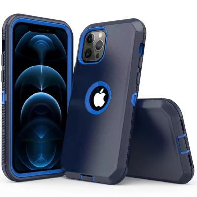 China Shockproof TPU PC Phone Cover Belt Clip Kickstand Defender Shockproof Case For iPhone 12 Cases; Mobile Cover for iPhone 12 Defender Case for sale