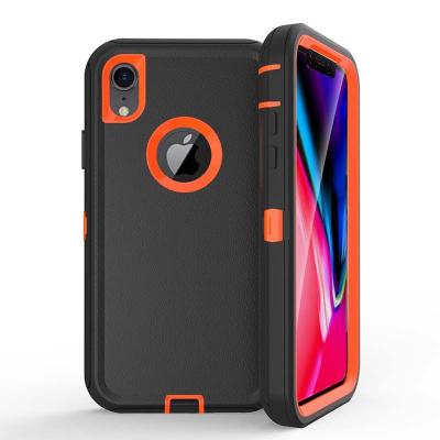 China Hot Sale Shockproof For iPhone X Defender Robot Armor Hybrid Shock Resistant Phone Case For iPhone Xs Defender Case Anti-fall 3 in 1 Rugged for sale