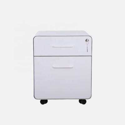 China (Height) Office Equipment A4 Adjustable File Folder 2 Drawer Movable Pedestal Cabinet for sale