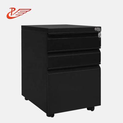 China 3 Drawer Adjustable Mechanical Dental Steel Pedestal Drawers Clinics Furniture Office Movable (Waist) Cabinet for sale