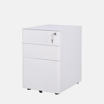 China Traditional New Style 3 Drawers Office Furniture Steel Metal Movable Storage Cabinet With Drawers for sale