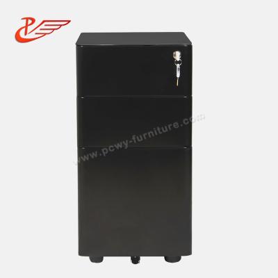 China High Quality Steel Metal Storage Furniture 3 Drawer Office Furniture China Supplier Factory Price Mobile Office Pedestal With Wheels for sale