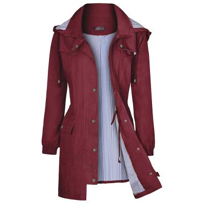 China OEM Wholesale Custom QUICK DRY Multicolor Women's Waterpoof Anorak Hiking Full Pockets Mountain Rain Jackets for sale