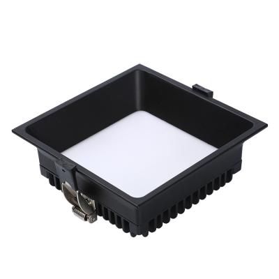 China Widely Used Anti-glare Square 9w Modern Hot Sales Tri Cct Long Lifespan Led Downlight for sale