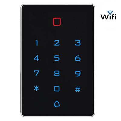 China Touch Screen Tuya App 13.56mhz Wiegand 26 34 Access Controls RFID System Reader Waterproof Smart Door WiFi Keypad Security Access Controller for sale