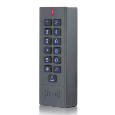 China ABS 125Khz IP67 User Wiegand 26 Entry Exit Keypad Proximity Backlit 1000 Door Waterproof RFID Access Control System Device for sale