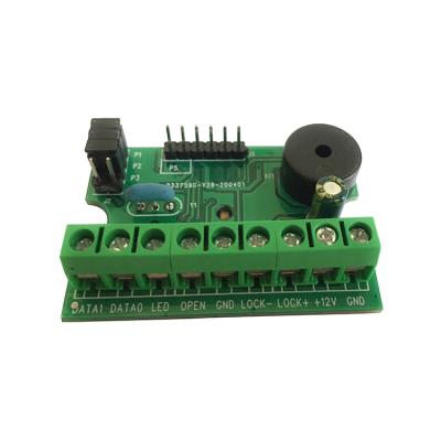 China RESET Tiny Standalone Interface Weigand26 Access Control Board For Access Control System for sale