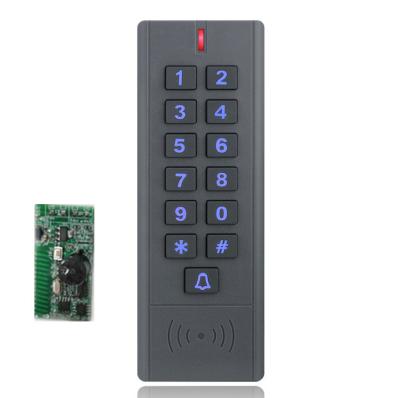 China ABS Waterproof IP66 Rfid Smart Keypad Access Control Wireless Card Reader With Wiegand Receiver for sale