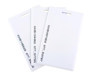 China Waterproof / ID 125Khz low frequency ABS rfid proximity clamshell blank card waterproof tk4100 for sale