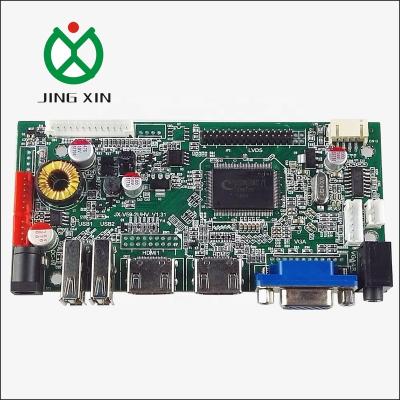 China JX-V53-2UHV Monitor LVDS LCD Power Board with 2*HD MI and 2*USB VGA, 2* Built-in AV 1920*1080P 10.1~55inch for sale