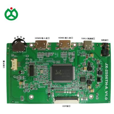 China JX-2556TH-A portable LCD monitor computer screen control board with 2*HD and TypeC for power supply thickness is main 5mm inside 10.1 ~17.3inch for sale