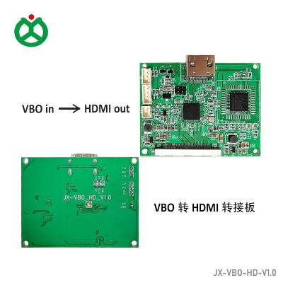 China Industrial Display JX-VB1-HD 4K LVDS V by 1 to HD MI Transfer Bridge Converter Panel for sale