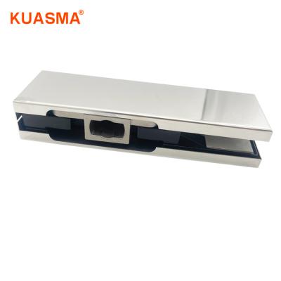 China Modern Wholesale Stainless Steel Glass Door Upper Patch Fitting for sale