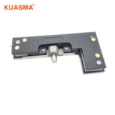 China Modern Good Quality Bracket Top Pivot Glass Door Lock Patch Fitting for sale