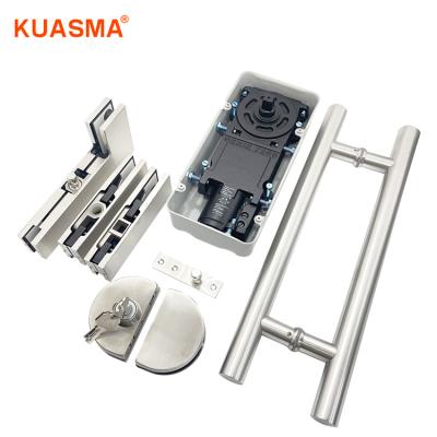 China Modern Excellent Quality Tempered Glass Door Hardware Italy Type Floor Spring for sale