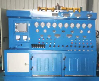 China 31-42MPa Pressure Loading Hydraulic Test Bench With Emergency Stop Protection for sale