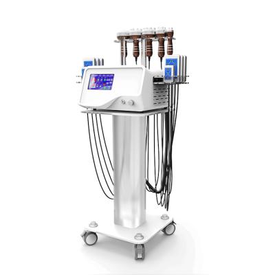 China Face Lift Top One Cavitation RF Vacuum Wrinkle Removal 40k Lipo Laser Slimming Machine For Salon Use for sale