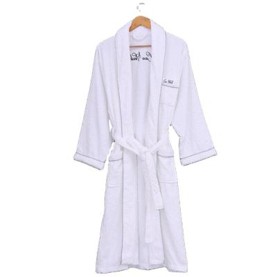 China QUICK DRY bathrobe for women bathrobes spa 100% cotton cotton baby cut pile bathrobe for sale