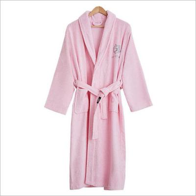 China Wholesale RTS QUICK DRY Women's Cotton Kimono Long Robe Terry Ladies Night Gown Womens Spa Bathrobe for sale