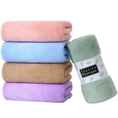 China Personalized Egyptian Cotton Soft Face Logo Washcloth Kid Safe Customized Towel Set With Gift Box for sale