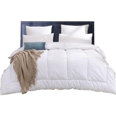 China Hotel Manufacturers Luxury Hotel Comforter Sets White Cotton Duvet Bedding Set Comforters for sale