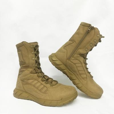 China High Quality Durable High Quality Light Army Manufacturer Desert Men Military Boots for sale