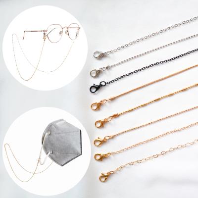 China 2021 Metal Fashion Face Stand Accessories Glasses Eyewear Glass Sunglasses Masking Glasses Chain F200 for sale